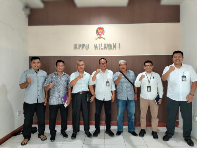 KPPU Kanwil I Menerima Kunjungan Dinas Koperasi dan UMKM Kabupaten Indragiri Hulu